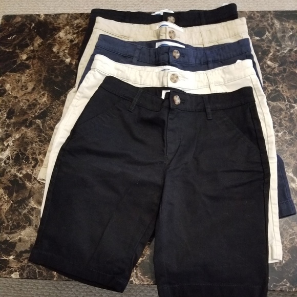 old navy denim bermuda shorts
